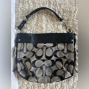 AUTHENTIC COACH LOGO HOBO BAG